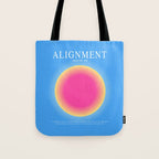 Gradient Angel Numbers: Angel Number 222 - Alignment  Tote Bag Gallery Image 1