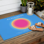 Gradient Angel Numbers: Angel Number 222 - Alignment  Outdoor Rug Gallery Image 2