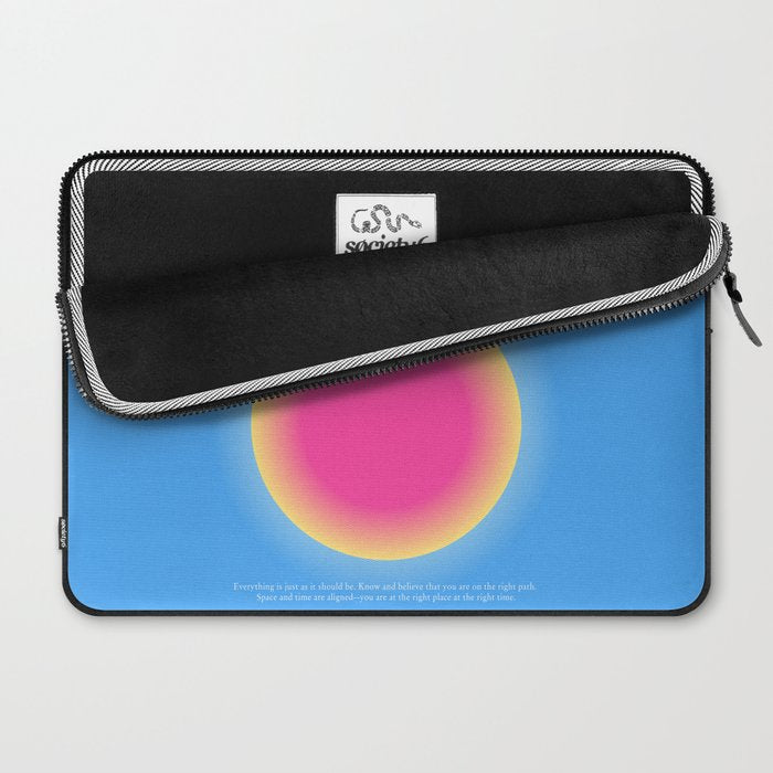Gradient Angel Numbers: Angel Number 222 - Alignment  Laptop Sleeve Gallery Image 2