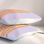Chess Rainbow Lilac and orange Pillow Sham Gallery Image 3