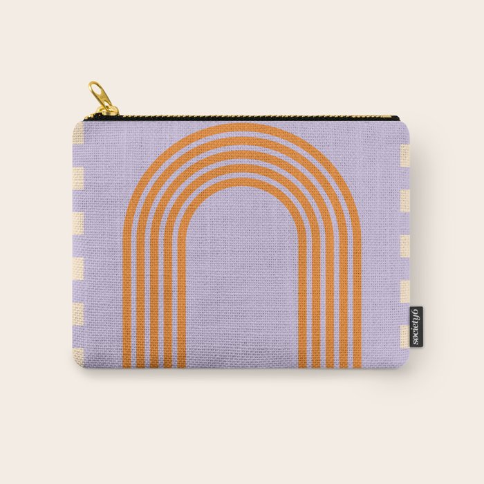 Chess Rainbow Lilac and orange Carry All Pouch Gallery Image 1