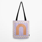 Chess Rainbow Lilac and orange Tote Bag Gallery Image 2