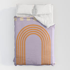 Chess Rainbow Lilac and orange Duvet Cover Gallery Image 6
