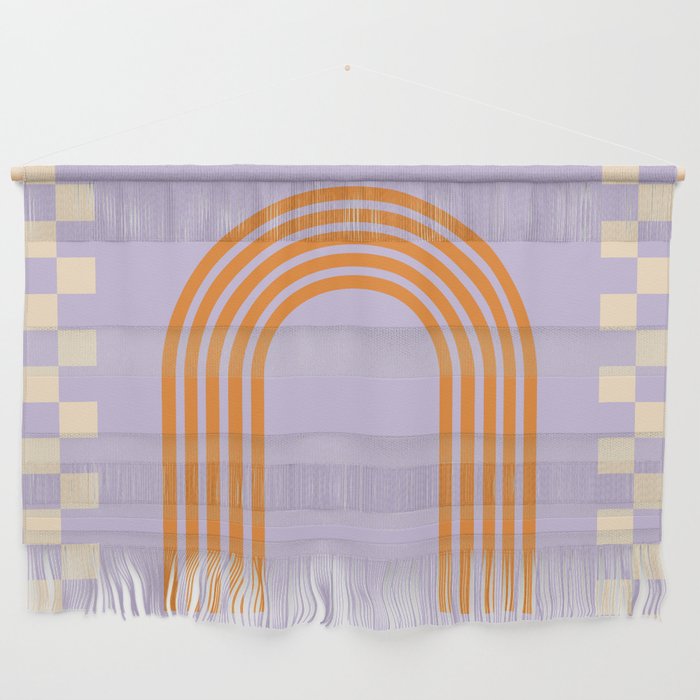 Chess Rainbow Lilac and orange Wall Hanging Gallery Image 1