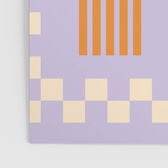 Chess Rainbow Lilac and orange Poster Gallery Image 3