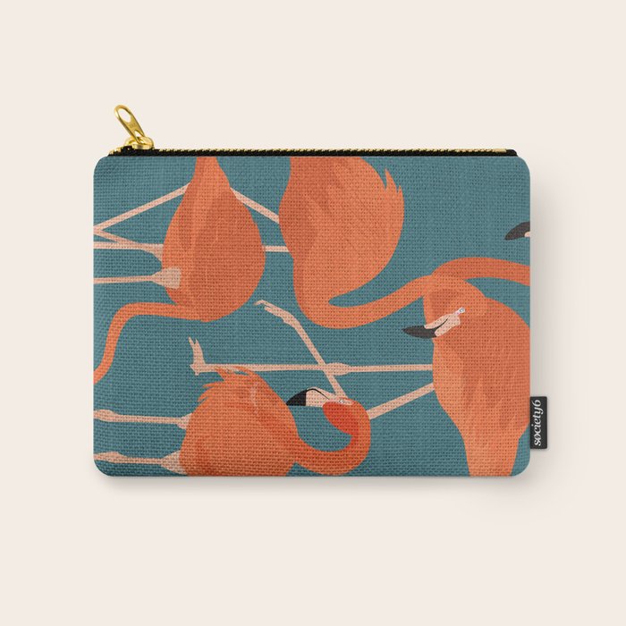 Graceful Flamingos 3 Carry All Pouch Gallery Image 1