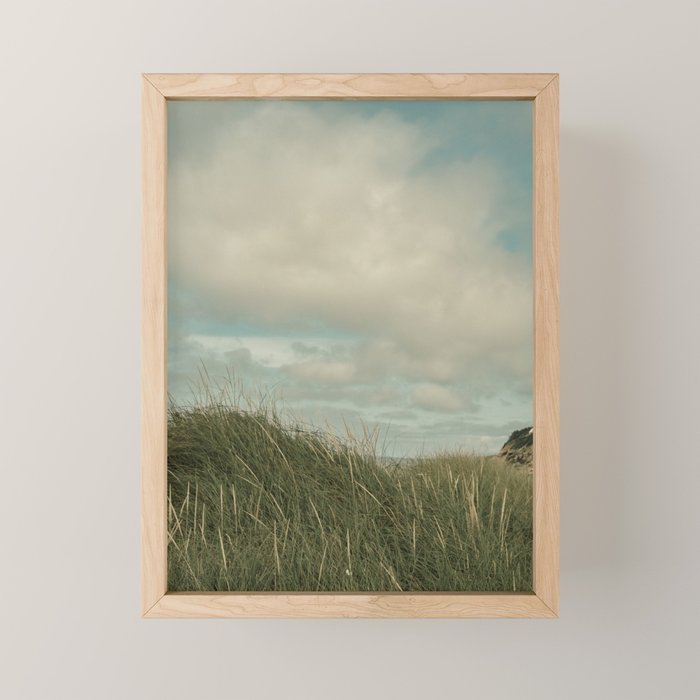 last days of summer at the beach - nature sea dunes Mini Art Print Gallery Image 1