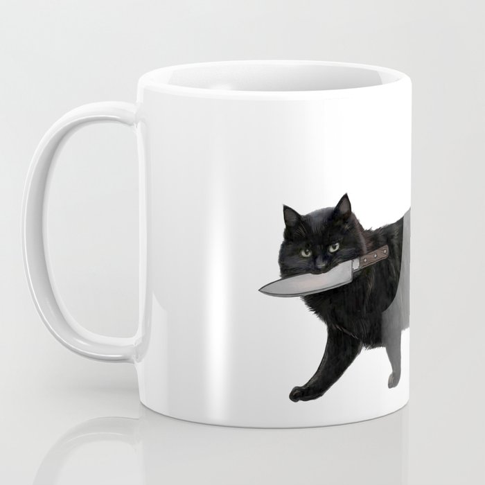 Knife Cat Coffee Mug Gallery Image 3
