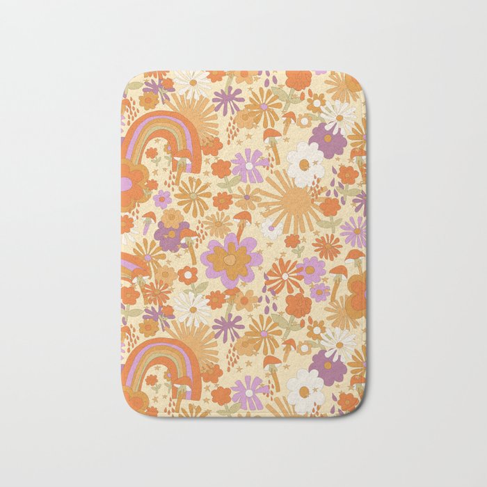 Rainbows, Sunshine and Stars Bath Mat Gallery Image 1