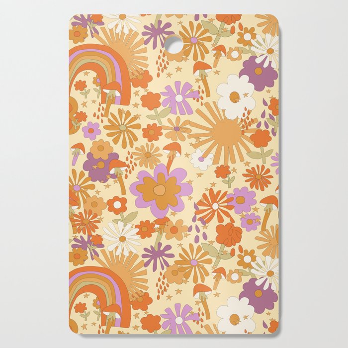 Rainbows, Sunshine and Stars Cutting Board Gallery Image 1