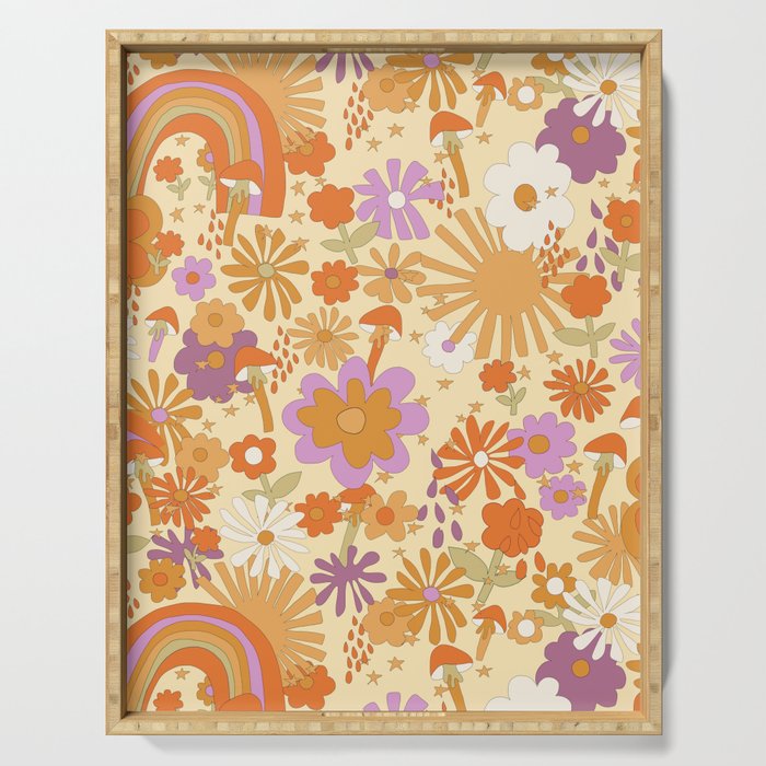 Rainbows, Sunshine and Stars Serving Tray Gallery Image 1