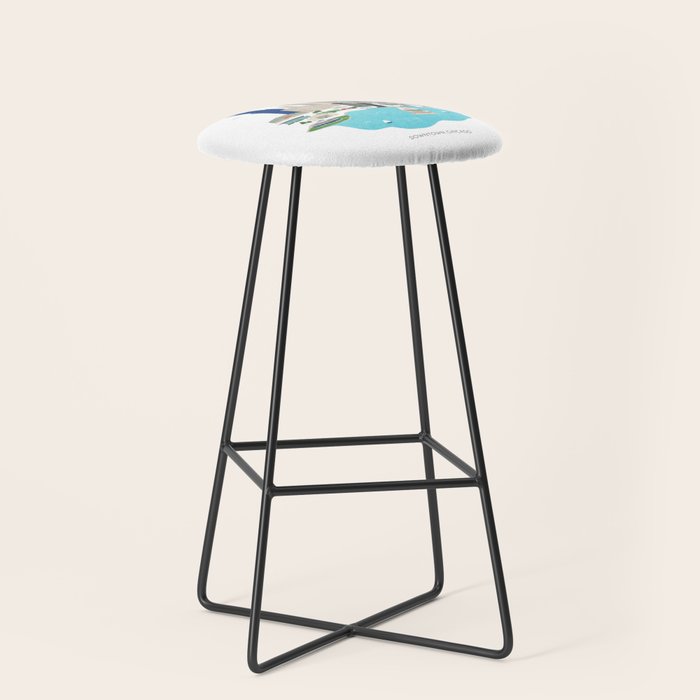 Chicago Illustration Stool Gallery Image 1
