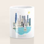 Chicago Illustration Coffee Mug Gallery Image 4