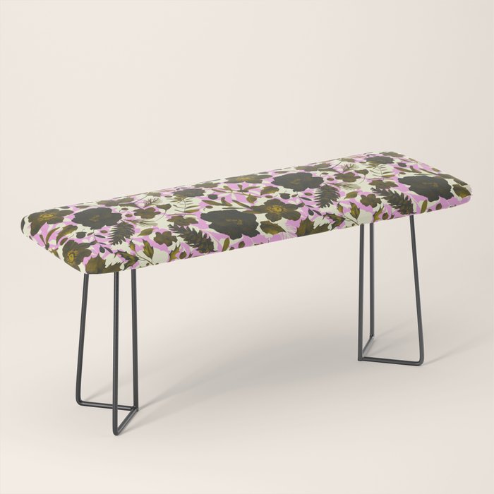 Illuminated garden silhouette Bench Gallery Image 1