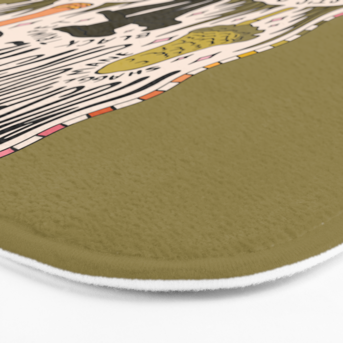 Mushrooms of New Hampshire Bath Mat Gallery Image 3