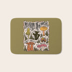 Mushrooms of New Hampshire Bath Mat Gallery Image 1