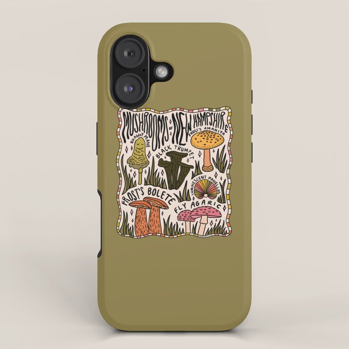 Mushrooms of New Hampshire iPhone Case Gallery Image 1