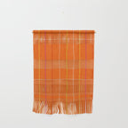 Textured Picnic Pattern in Poppy Red Wall Hanging Gallery Image 1