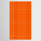 Textured Picnic Pattern in Poppy Red Tablecloth Gallery Image 2