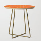 Textured Picnic Pattern in Poppy Red Side Table Gallery Image 1