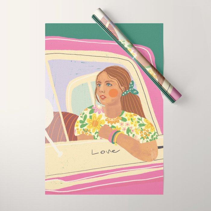 Love traveller Wrapping Paper Gallery Image 1