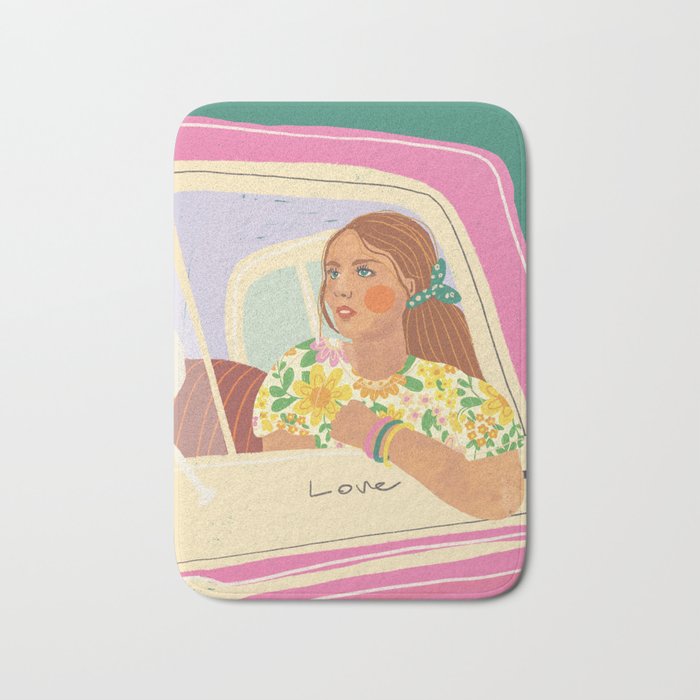 Love traveller Bath Mat Gallery Image 1