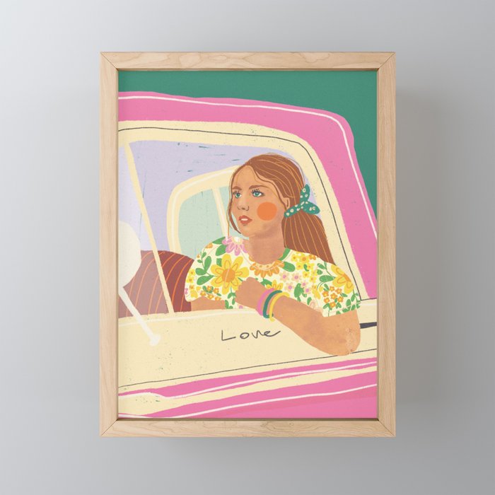 Love traveller Mini Art Print Gallery Image 1