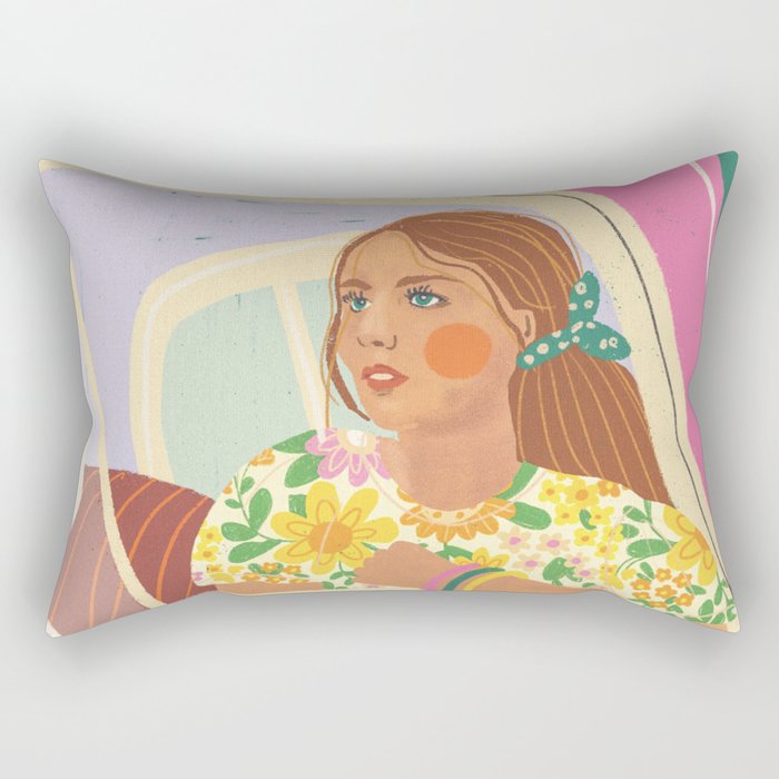 Love traveller Rectangular Pillow Gallery Image 2