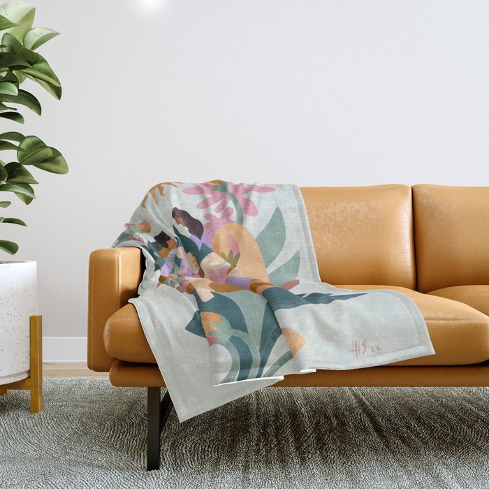 The power of community Throw Blanket