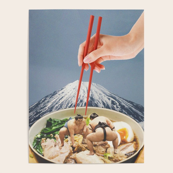 Fuji, Sumo, Ramen // Japan Love Poster Gallery Image 1