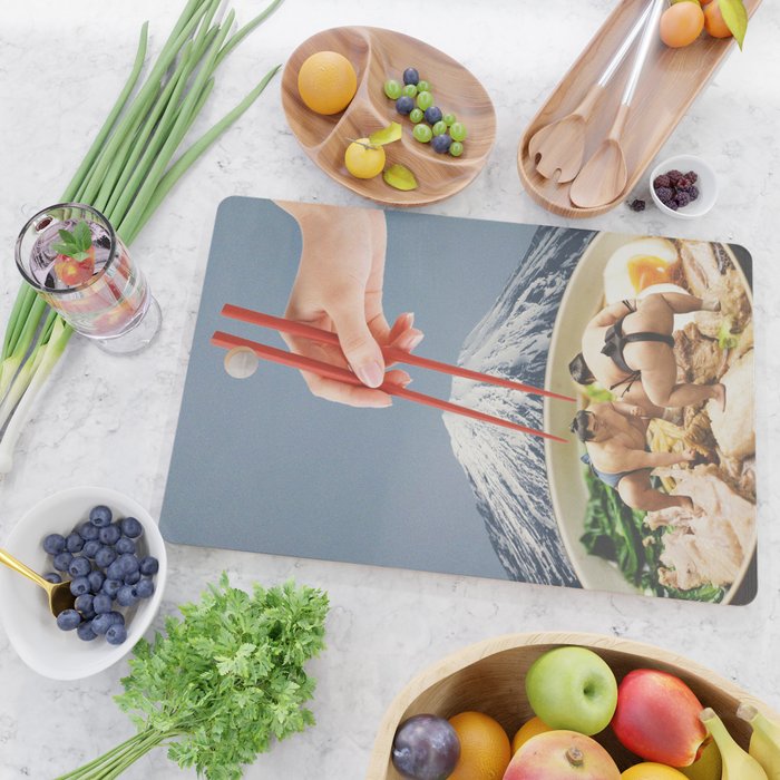 Fuji, Sumo, Ramen // Japan Love Cutting Board Gallery Image 2