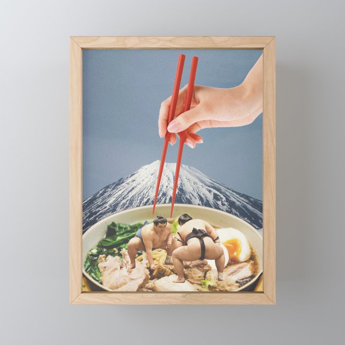Fuji, Sumo, Ramen // Japan Love Mini Art Print Gallery Image 1