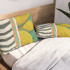 Striped Bowl with Pears Pillow Sham Gallery Image 2