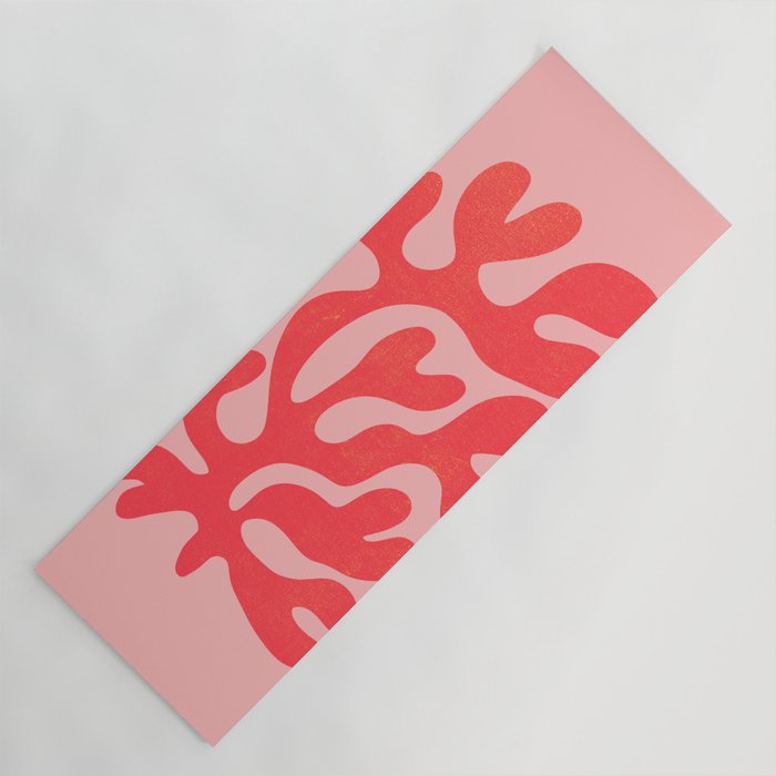 Red Salsa: Matisse Paper Cutouts 07 Yoga Mat Gallery Image 1