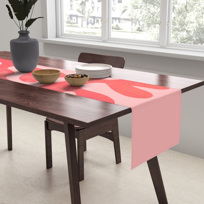 Red Salsa: Matisse Paper Cutouts 07 Table Runner Gallery Image 2