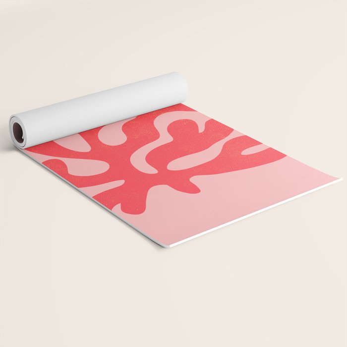 Red Salsa: Matisse Paper Cutouts 07 Yoga Mat Gallery Image 2