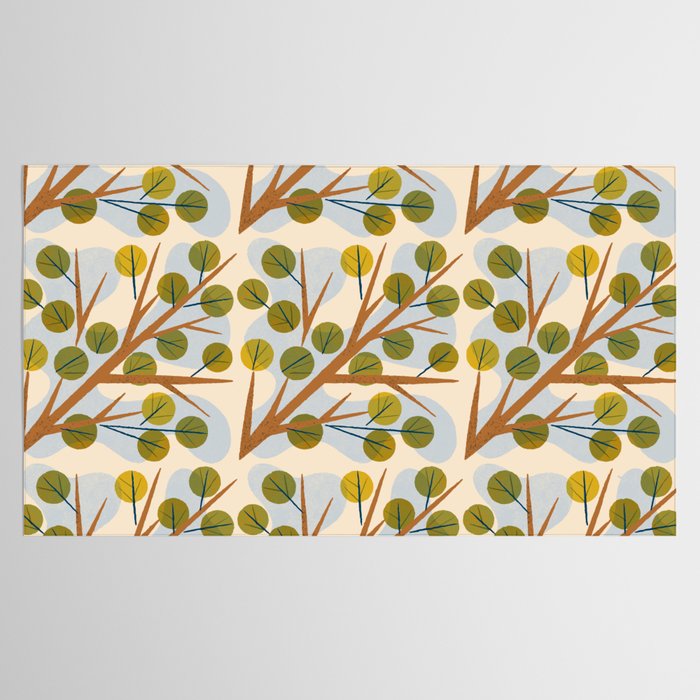 Branch and Leaves Tablecloth Gallery Image 2