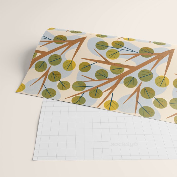 Branch and Leaves Wrapping Paper Gallery Image 2