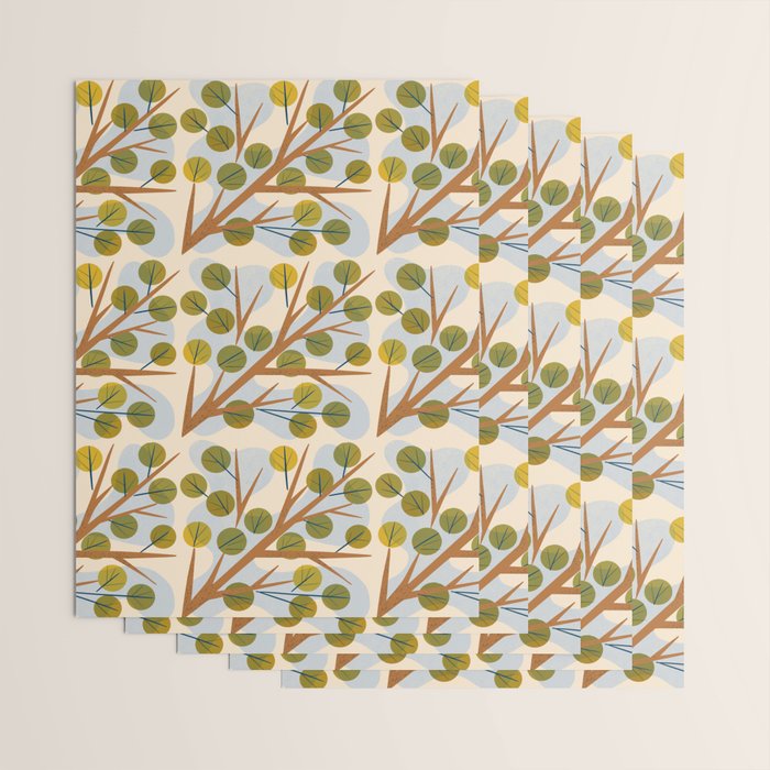 Branch and Leaves Wrapping Paper Gallery Image 3
