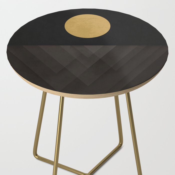 Moon Reflection on Quiet Ocean Side Table Gallery Image 2