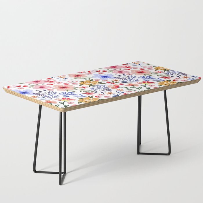 Simple colorful flowery meadow Coffee Table Gallery Image 1
