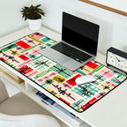 Wobbly pile of Christmas presents Desk Mat Gallery Image 2