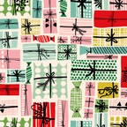 Wobbly pile of Christmas presents Coffee Mug Gallery Image 2