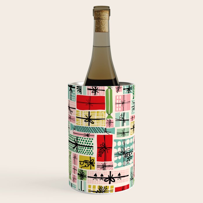 Wobbly pile of Christmas presents Wine Chiller Gallery Image 3