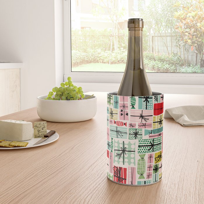 Wobbly pile of Christmas presents Wine Chiller Gallery Image 4