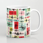 Wobbly pile of Christmas presents Coffee Mug Gallery Image 1