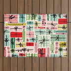 Wobbly pile of Christmas presents Outdoor Rug Gallery Image 1