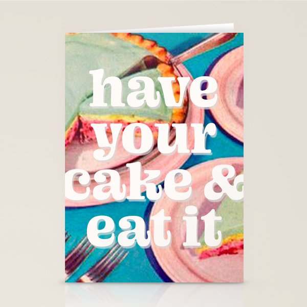 Have your cake Stationery Card Gallery Image 2