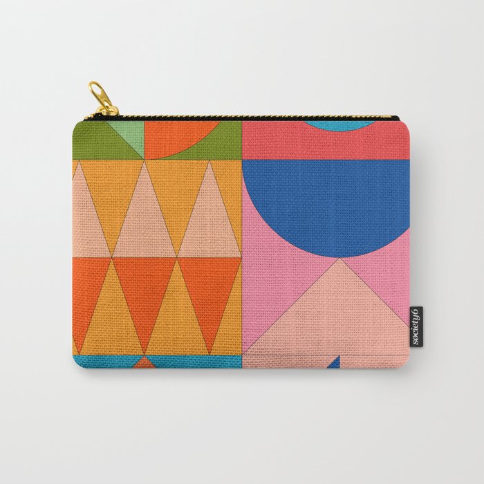Geometric Shapes 237 Carry All Pouch Gallery Image 1
