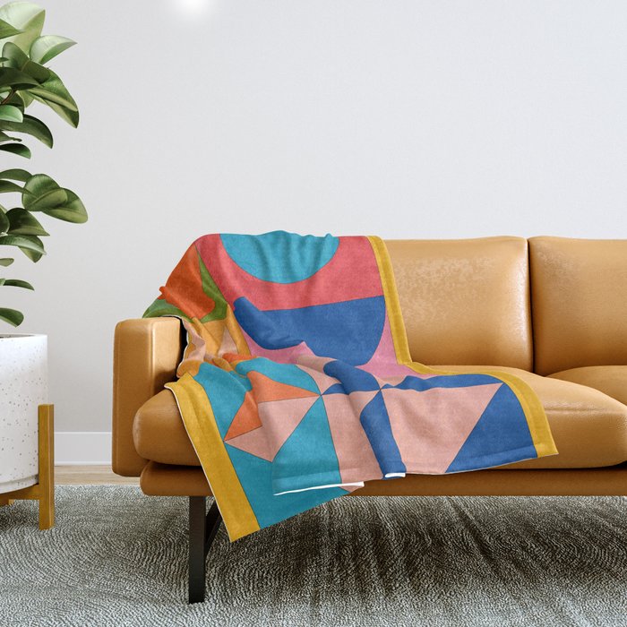 Geometric Shapes 237 Throw Blanket Gallery Image 1